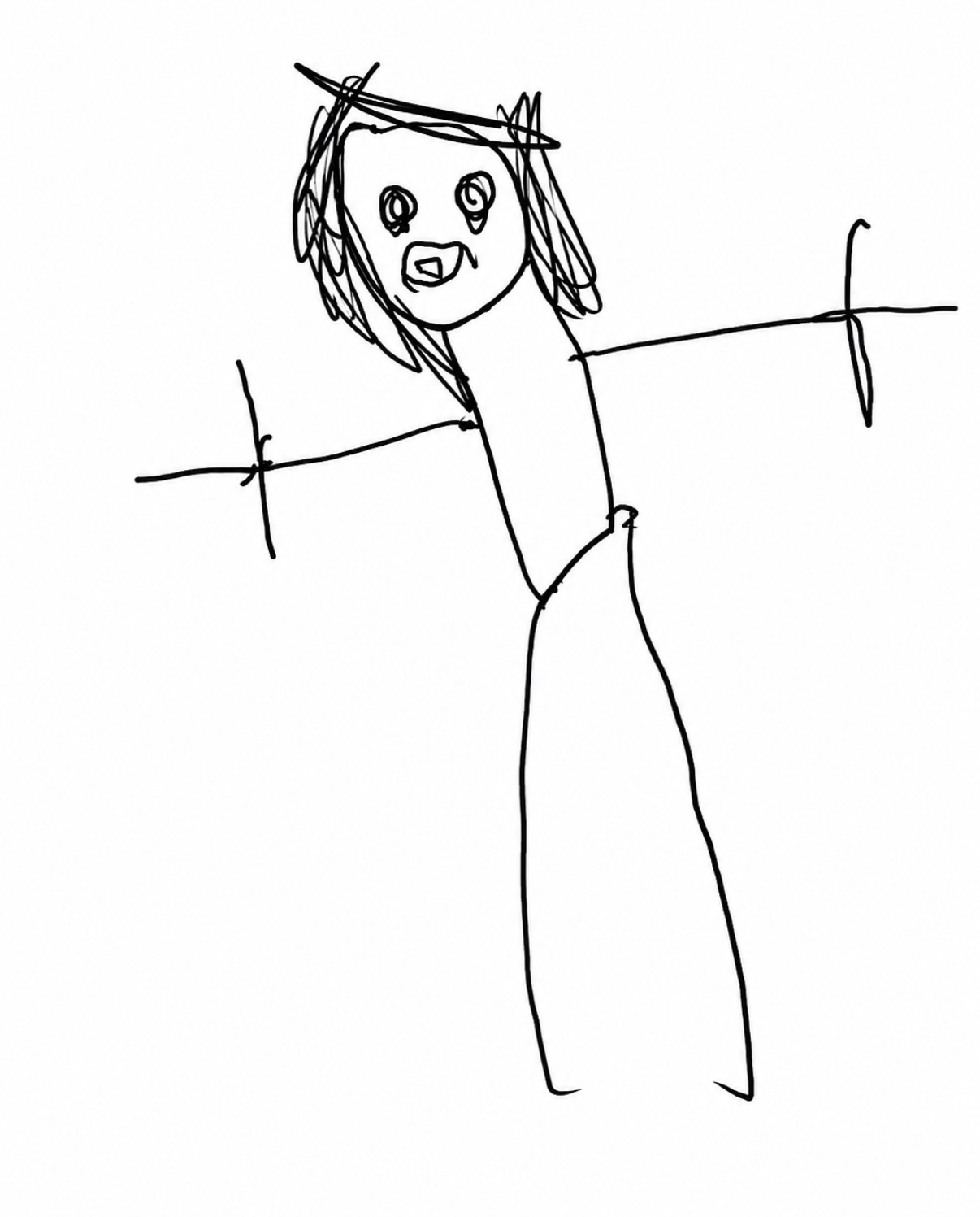 A child's portrait of Rachel